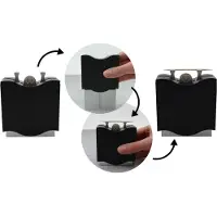 Winkee Tandstikholder - Toothpick Holder Mister Help - Black - H12CM