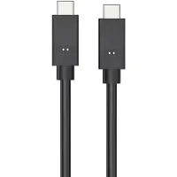 Gear USB-C 3.1 -kaapeli, 100 W, 1,5 m, musta