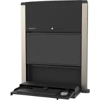 Ergotron – Carefit 24-inch sit-stand enclosure, matte black (61-367-060)