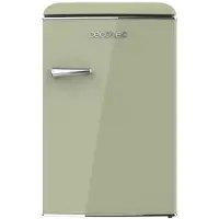 Cecotec Bolero CoolMarket TT Origin 110 Vapaasti seisova jääkaappi pakastelokerolla, 110 litraa, vihreä, E-luokka