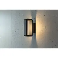 Heitronic Led ulkoseinävalaisin Juno, Musta, Alumiini, Moderni