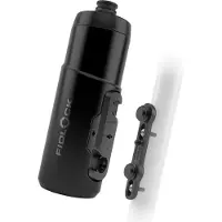 Fidlock Twist Bottle 600 -juomapullo ja teline, musta