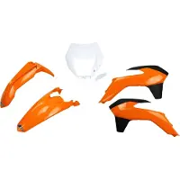 Ufo Ktm Exc/exc-f 2014-2016 With Headlight Ktkit524-999 Muovisarja