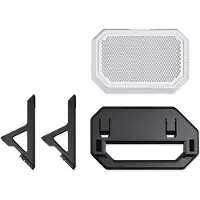 Thermaltake AC-076-ON6NAN-A1, Midi Tower, Tornista telineeseen muuntosarja, Musta, Valkoinen, The Tower 600, 230 mm, 459 mm