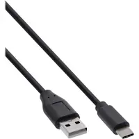 Microconnect 2.0 USB-C - USB-A -kaapeli, 5m, musta