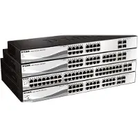 D-Link – Verkkokytkin, L2, 10/100/1000Mbps, 16xRJ45, 4xSFP, metalli, Green Technology, musta/hopea (DGS-1210-20/E)