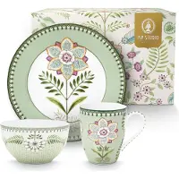 Pip studio - Lily & Lotus Aamiaissetti 3 osaa Vaaleanvihreä
