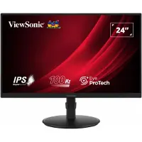 Viewsonic Display VG2408A, 61 cm (24"), 1920 x 1080 pikseliä, Full HD, LED, 5 ms, Musta