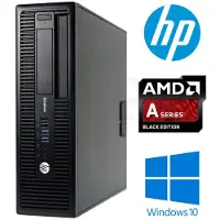 HP Tietokone 705 G2 SFF A10-8700 8GB 512GB SSD DVD W10P Renew