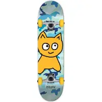 Meow Skateboards Big Cat Camo 8" Complete blue Koko Uni