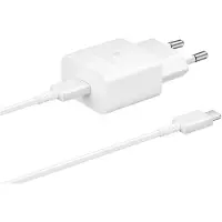 Samsung Samsungin nopea matkalaturi ja USB-C-kaapeli EP-T1510EWE - 15W - irtotavarana - valkoinen