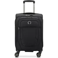 Delsey Helium Dlx 4-pyöräinen Lentolaukku 55 cm Laajennettava Musta