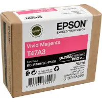 Epson C13T47A30N UltraChrome Pro 10 -mustekasetti, 50 ml, elävä magenta