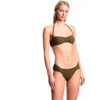 Emporio Armani for woman. EW003294_AF20247 Seersucker bikini with green padding (M), Beachwear, Polyester