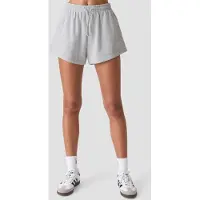ICANIWILL Everyday Terry High Waist Shorts W Light Grey Melange