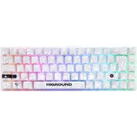 Higround SNOWSTONE Base 65 Hotswap Pelinäppäimistö - ISO Saksalainen [White Fla