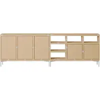 Muuto Stacked Configuration 2 Senkki - Sivupöydät & Apupöydät Tammi - STSBDC203