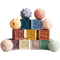 Magni Massage Set With Building Blocks Rakennuspeli