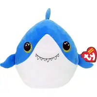 TY Pehmolelu - Squishy Beanies - 25 cm - Finsley - - OneSize - Pehmolelut