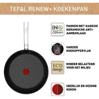 Tefal - Renew+ Paistinpannu 20 cm Musta