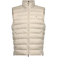 Ralph Lauren Matte Perpetual-Wvn-Vest - Beige - M