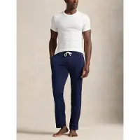 Ralph Lauren for man. 714844762002 Navy jersey knit pyjama trousers (XXL), Homewear, Cotton