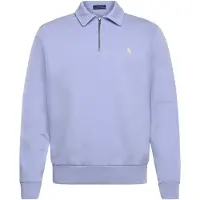Ralph Lauren Loopback Fleece Quarter-Zip Sweatshirt - Blue - M