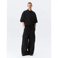 Weekday Parachute Trousers - Black - L