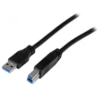 StarTech.com USB 3.2 Gen 1 USB-A – USB-B -kaapeli, 2 m, musta