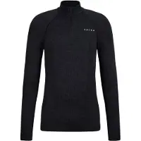 Falke Sport Long Sleeve Wool Tech Half Zip Shirt Black