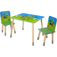 Minecraft Seating Set, 1 Table With 2 Chairs - Multi/patterned - ONE SIZE