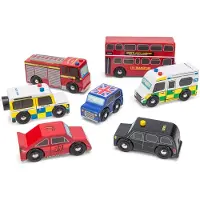 Le Toy Van 7 puisen ajoneuvon setti "Londonien" - - Les Véhicules Londoniens - Lapset 3+ vuotta