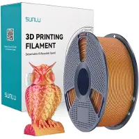 SUNLU PLA+ Silk kaksivärinen filamentti (punainen ja kultainen)