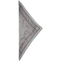Lala Berlin Huivi - Triangle Tilda - Swoosh Light Blue/Brown - - OneSize - Huivit