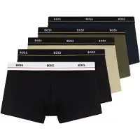 BOSS for man. 50531660 Set of 5 Essential 5P Multicolor Boxers (S), Homewear, Cotton