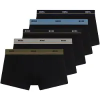 BOSS for man. 50531660 Set 5 Boxers 5P Essential black (S), Homewear, Cotton