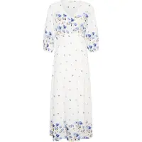 Kaffe Karosine Long Dress - White - 44