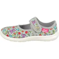 Beck Ballerina 'Flora' harmaa / laventeli / vaalea pinkki / punainen