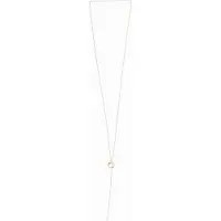 Timi Of Sweden Boel Lariat Pearl Necklace Stainless Steel