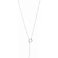 Timi Of Sweden Boel Lariat Pearl Necklace Stainless Steel