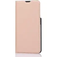 Wave BookCase -suojakotelo, Samsung Galaxy S21, ruusukulta