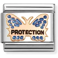 Nomination Composable Classic Symbols Protection perhonen ruusukulta 430202/51