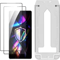3MK 2 kpl 9H Tempered Glass -lasia Galaxy S25 Ultra:lle, mukana asennusapuri Musta / Kirkas