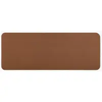 Alterzone Pad hiirimatto vegaanisesta nahasta, 80 x 30 cm, konjakinruskea