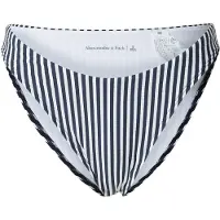 Abercrombie & Fitch Bikinihousut laivastonsininen / valkoinen