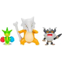 Nintendo Lelufiguuri - Battle Figure - 3 kpl - Roselia/Marowak/Pe - - OneSize - Figuurit