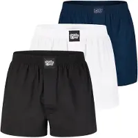 Lousy Livin Plain 3Pack Bokserit black / white / navy Koko M