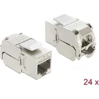 DeLOCK RJ45/LSA Cat.6A, Metallinen, RJ45, LSA Cat.6A, Cat6a, ISO/IEC 11801 2.2, EN 50173-1:2011, EN 60603-7-51, Cat.6A of ANSI/TIA 568-C.2, TIA-568A/B (86405)