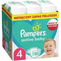 Pampers Active Baby Monthly Pack Boy/Girl 4 180 kpl