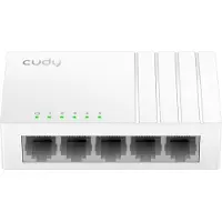 Cudy GS105U - 5-porttinen hallitsematon Gigabit-kytkin, valkoinen